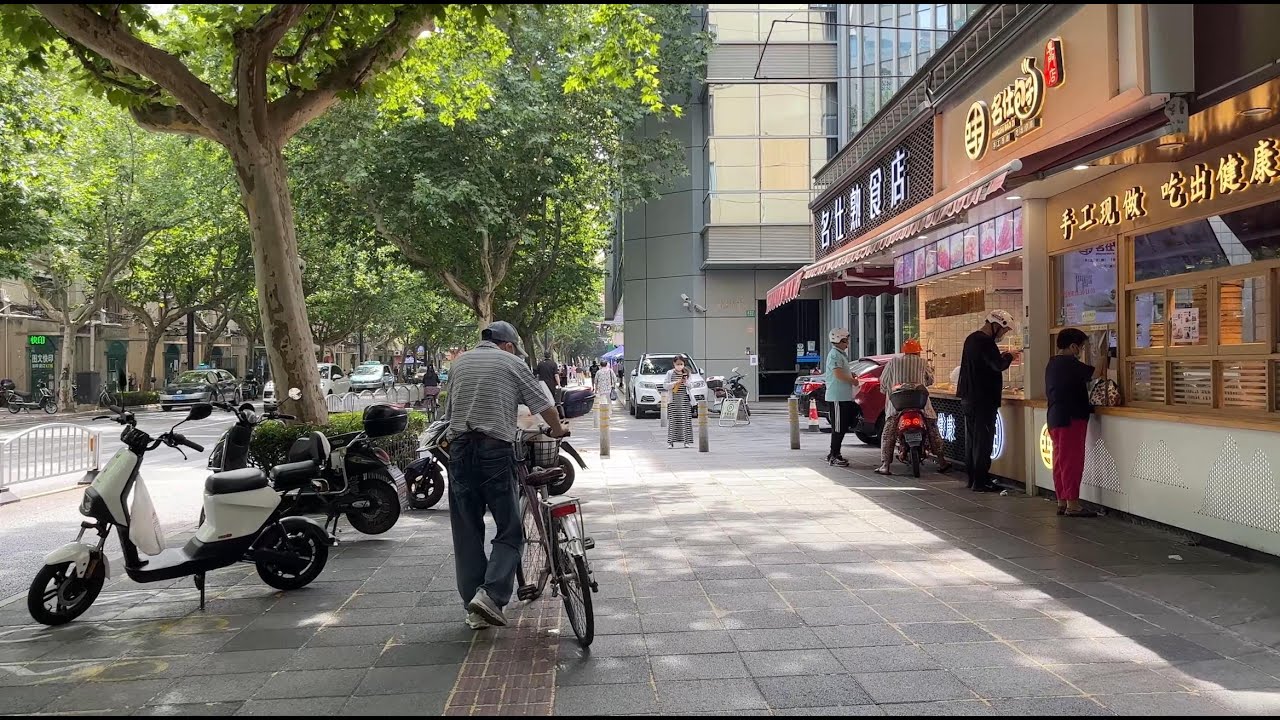 Shanghai, चीन | Xianxia Road | पैदल यात्रा 4K