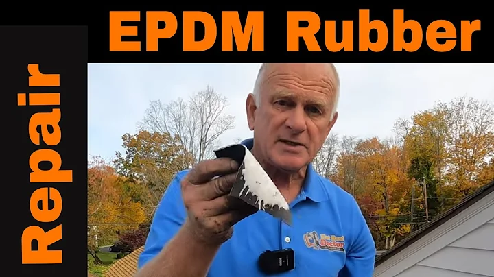 EPDM Rubber Roof Repair - DIY - Only Super Silicone Seal, scissors, brush, fleece - Liquid Seal