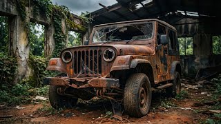 ASMR Car Restoraton! Full Restoraton 2012 Mahindra Thar from Abandoned State to Looking New