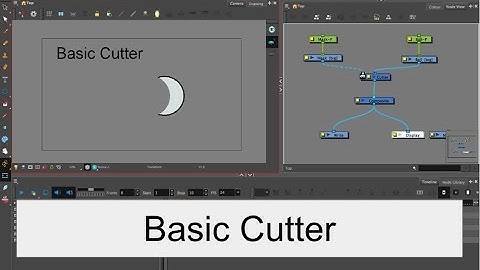 Basic Cutter Tool in Toonboom Harmony