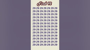 can you find 92 in 5 seconds? #wordpuzzlegame #game #mathematics #mindbendingquiz #puzzle6 5