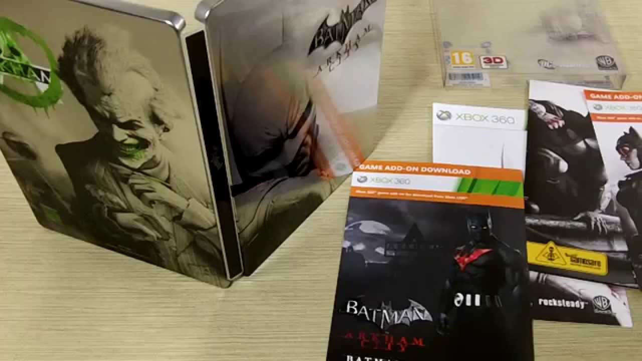 Batman Arkham City Steelbook Retro Unboxing