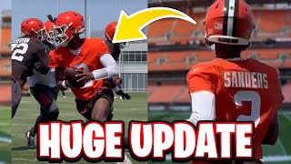 🚨Shedeur Sanders UPSETS Deshaun Watson IN FIRST TEAM REPS+DILLON GABRIEL THROWS INSANE INTERCEPTION