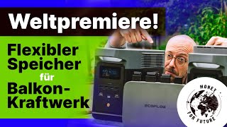 Der erste intelligente Speicher für Balkonkraftwerk EcoFlow PowerStream