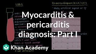 Diagnosis of myocarditis and pericarditis (part 1) | NCLEXRN | Khan Academy