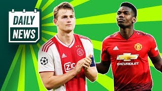 De Ligt to Barca almost DONE + United want CRAZY money for Pogba! ►Onefootball Daily News screenshot 1