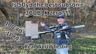 300 blackout subsonic zeros- tested!