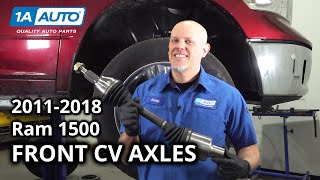 How to Replace Front CV Axles 20112018 Ram 1500