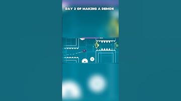 Day 3 of MAKING A DEMON 😈 #geometrydash
