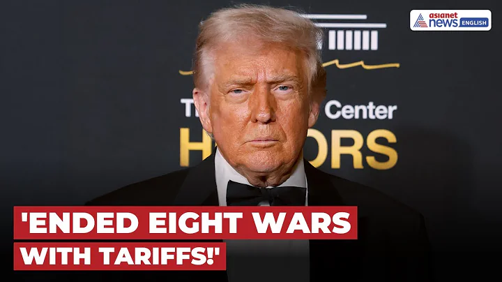 Trump Claims He Ended EIGHT WARS Through Trade & Tariffs | Kennedy Center Honors