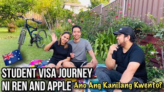 Student Visa Life Journey of Ren & Apple Sangoyo