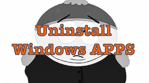 Windows 10 APPS  |  Uninstalling Pre-installed Windows 10 APPS Using Powershell  | Clean Up Win10