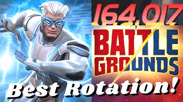 Best Quicksilver Rotation for Battlegrounds Explained! (60-70 secs) | Marvel Contest of Champions