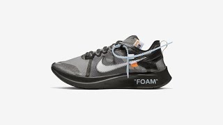 Off-White x NIKE Zoom Fly SP 'Black'