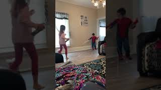silly string war of micheal and Elizabeth