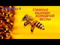 Пчёлы. Очень холодная весна, плохо старт семей. Главные ошибки ранней весной. #TruskawkaR