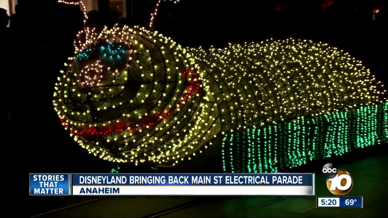Disneyland bringing back Main Street Electrical Parade YouTube