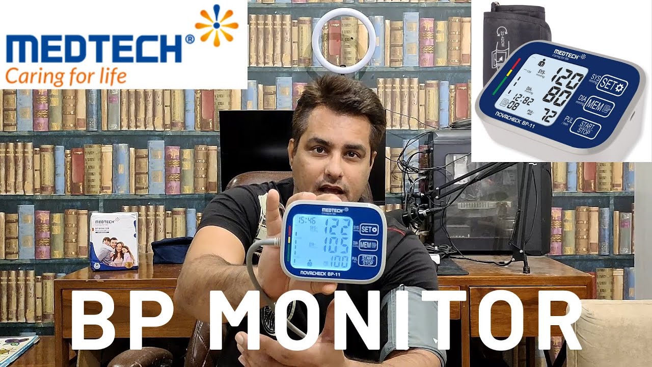 Medtech BP11 BL Portable Digital Blood Pressure Monitoring Machine