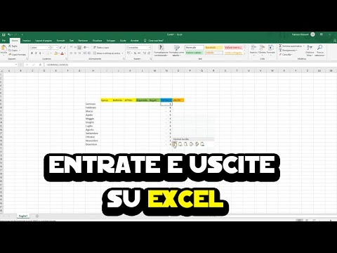 Entrate e uscite su Excel - Ecco come creare un sistema semplice per le nostre spese