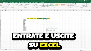 Entrate e uscite su Excel - Ecco come creare un sistema semplice per le nostre spese screenshot 4