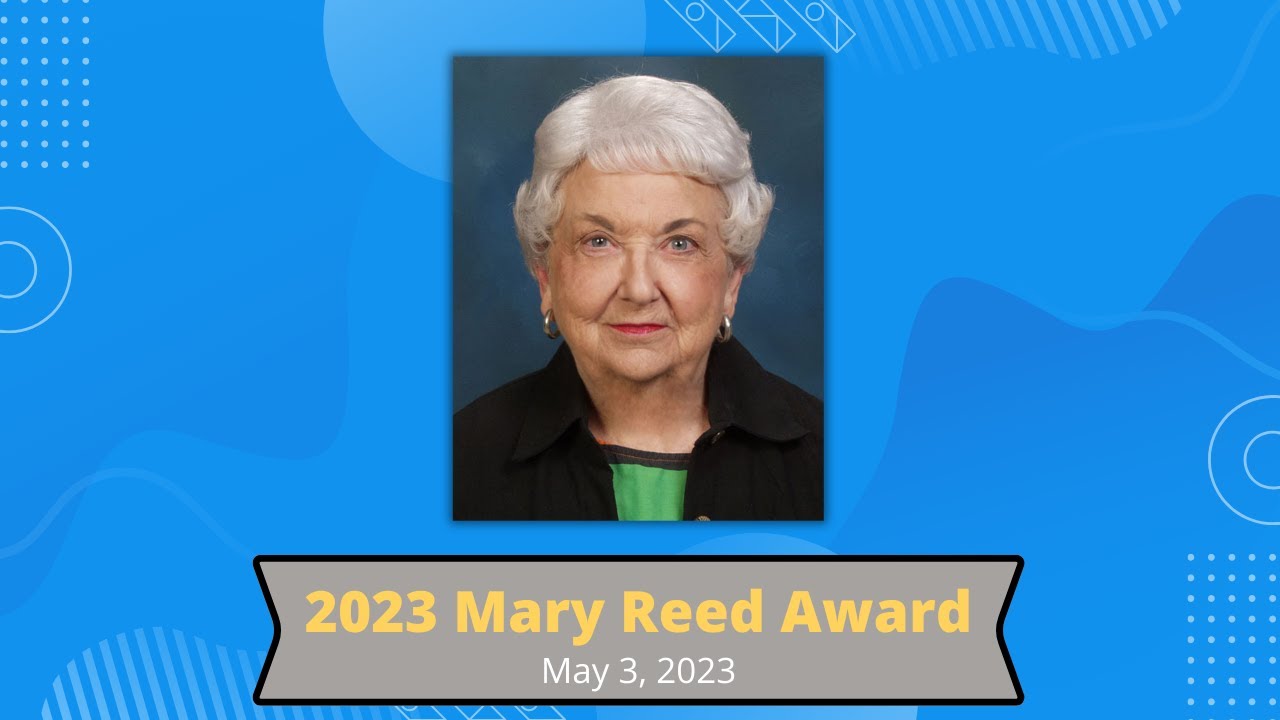 May 3, 2023 Program - 2023 Mary Reed Award - YouTube