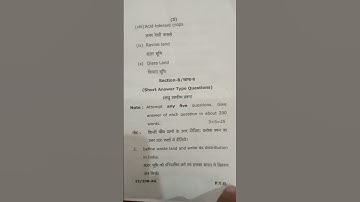 B.Sc( Ag)4th sem  Problematic Soil and Their Management. Exam Paper 2022