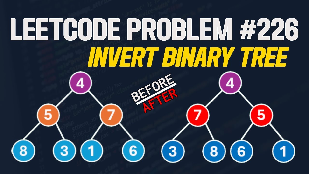 Invert Binary Tree - Leetcode 226 - YouTube