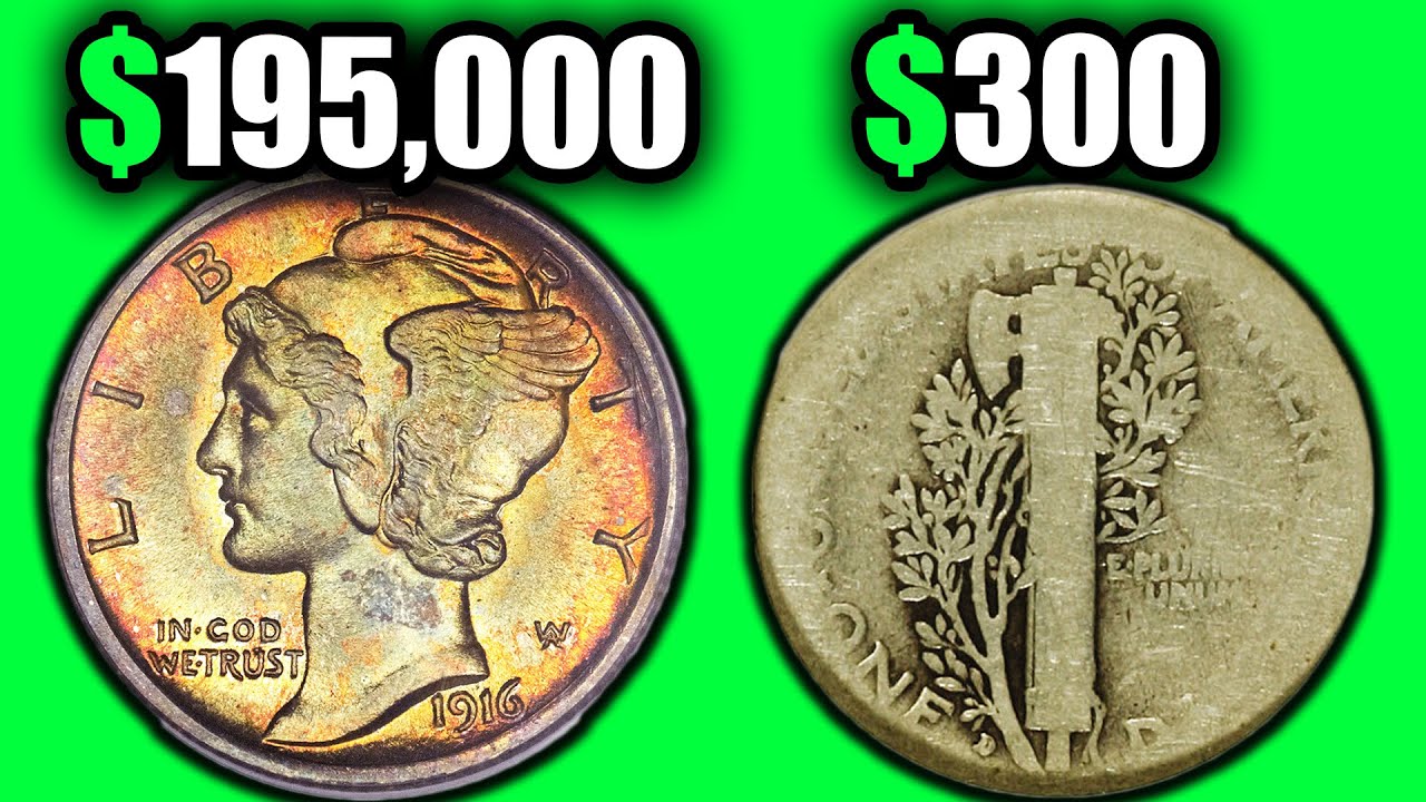 SUPER RARE Key Date Mercury Dimes Worth A LOT OF MONEY!!