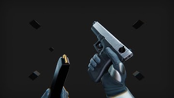 GLOCK 17 Reload Animation in Blender