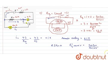 The emf E and the internal resistance r of the battery shown in figure are 4.3 V and 1.0 Omega r...