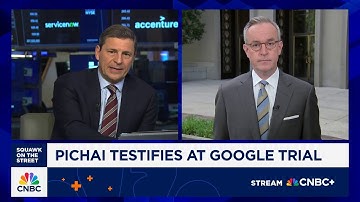 Alphabet CEO testifies at Google antitrust trial