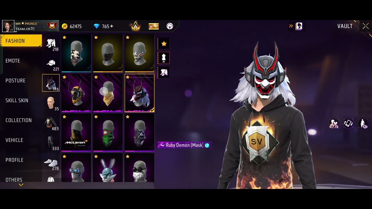 FREE FIRE OLD COLLECTION 🔥 ONLY  9K🔥DM FOR INSTAGRAM 👇