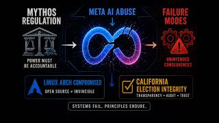 Mythos Regulation, Meta AI abuse, Failure Modes, Linux Arch Compromised, California Elections
