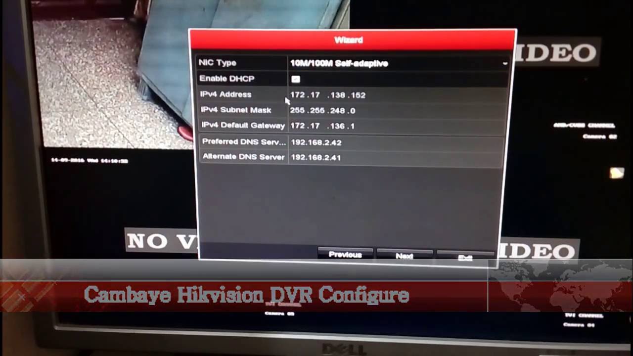 Hikvision DVR Configure for P2P from 
