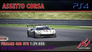 My first real go at setting up one of the gt3 cars on assetto corsa
ps4 @ red bull ring. im using t300 gte wheel.