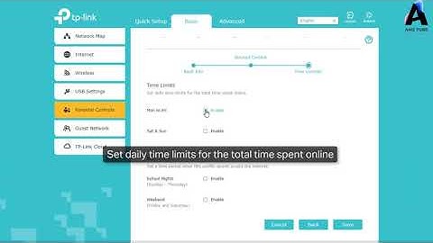 How to set Parental Controls on a TP-Link router