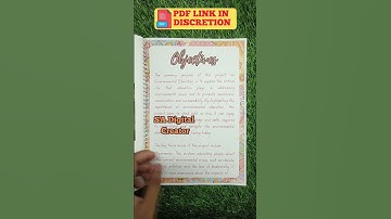 English project file class 12th | Environmental Education Project | Class12 CBSE #diy #projectfile