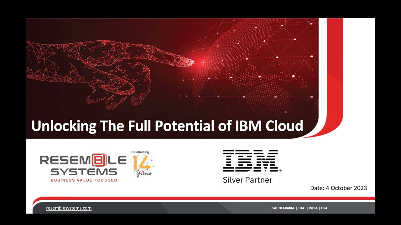 Webinar | Unlocking The Full Potential of IBM Cloud | 4 Oct 2023 - YouTube