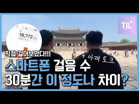 스마트폰 만보기 많이 쓰시죠? 근데 이거 믿어도 되는 걸까요? 즈희가 직접 걸어봤습니다🚶🚶