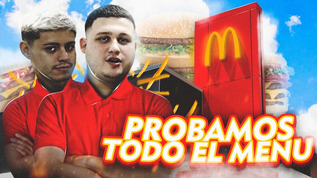 PROBANDO TODAS LAS BURGAS DE MC DONALDS🍔🍟