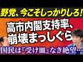 【内閣支持率急落】高市内閣支持41%の衝撃。皇室典範、物価高…国民の怒りは頂点へ。野党よ、今こそ受け皿として立ち上がれ! 7/20トバ太チャンネル227