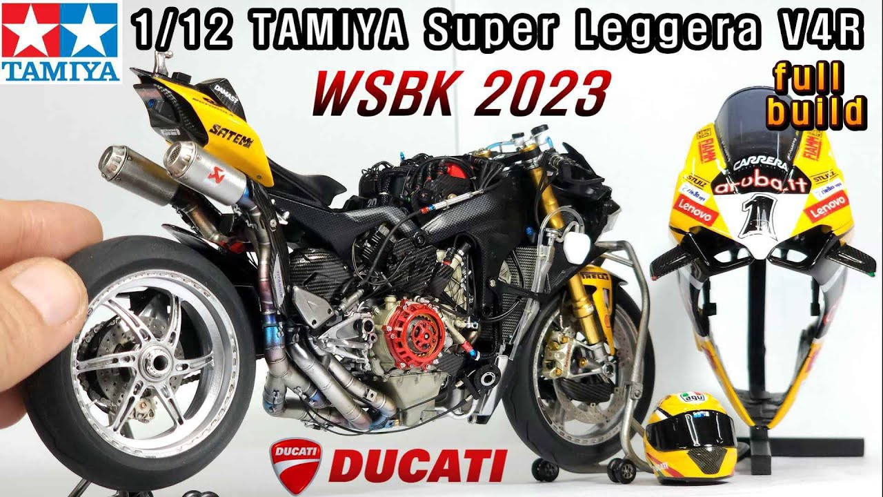 TAMIYA] 1/12 DUCATI SUPER LEGGERA V4R WSBK 2023 - YouTube