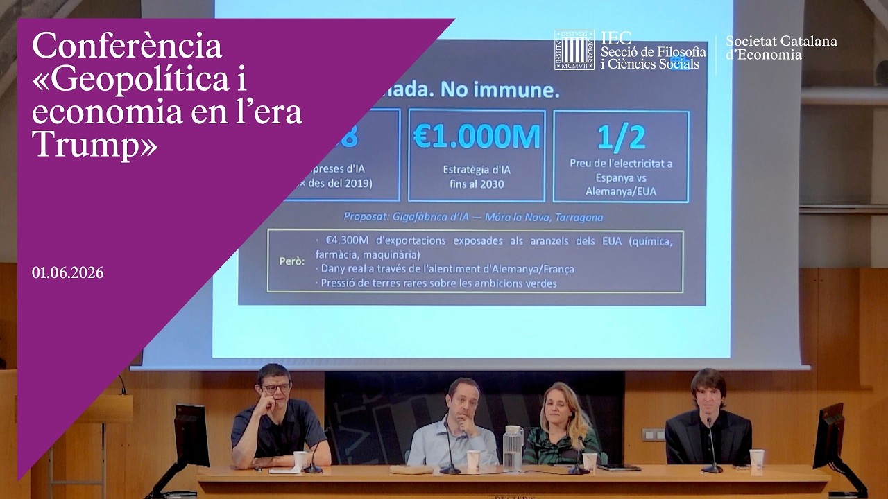 Conferència «Geopolítica i economia en l’era Trump»
