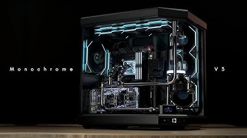 Metal Tubing HYTE Y70 ⚫ [Custom Loop Water Cooling PC Build]