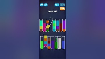 sand sort puzzle level 849