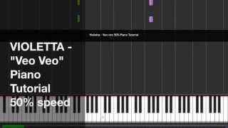 Violetta "Veo veo" 50% Piano Tutorial