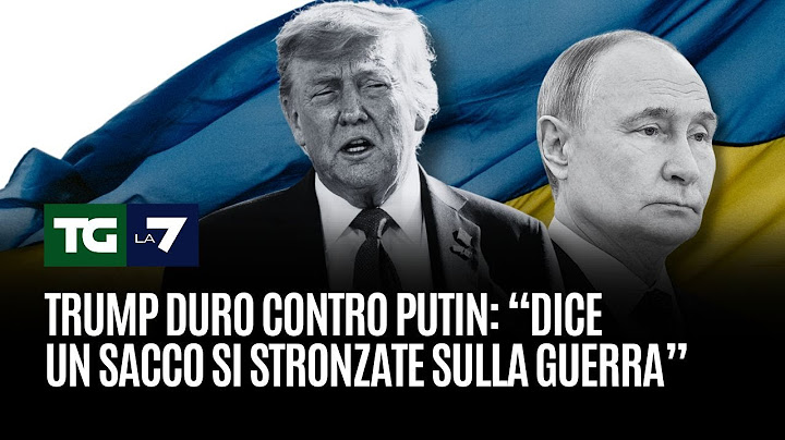 Trump duro contro Putin: “dice un sacco di stronzate sulla guerra”