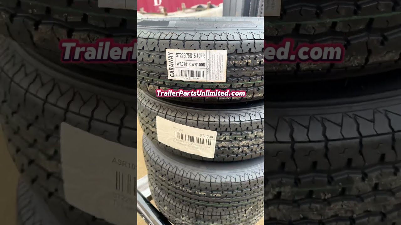 6k CarterTandem Trailer Axle Tire Wheel Kit DIY