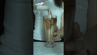 M&Ms 1 Minute Frothy dalgona Coffee with milk #coffeedrink #asmrcoffee #icedcoffee #icedcoffee