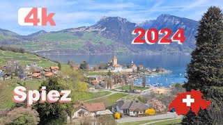 🇨🇭 - 2024 - Winter - SWITZERLAND  Suiza  SPIEZ Paert 6 THUN    BEATENBERG Lungern  Grindelwald 🇨🇭